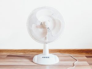 fan on table