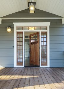 front door with surrounds