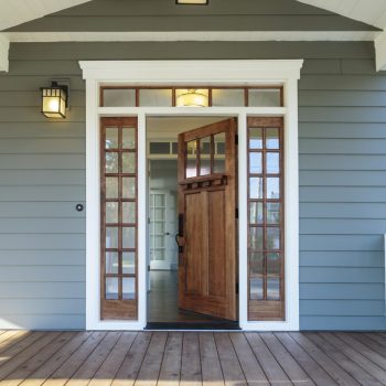 front door with surrounds