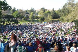 jazz festival crowd