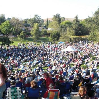 jazz festival crowd