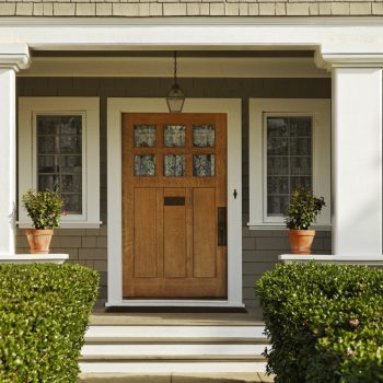 wood entry door