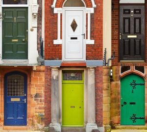 front door bright colors